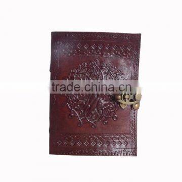 Flower Design Printed Embossed Leather Journal Diary For Personal Use