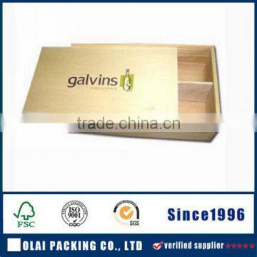 factory directly sale wine box with logo