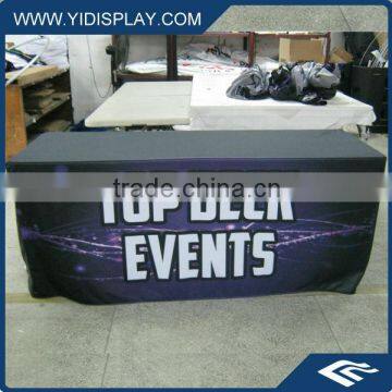 Promotional fast display custom spandex table cloth