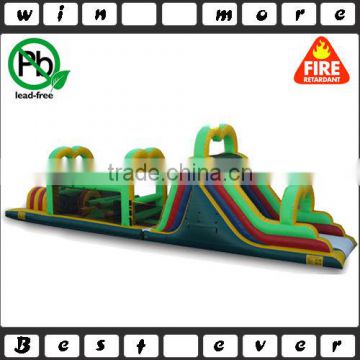 outdoor kids inflatable obstacle course equipment                        
                                                Quality Choice