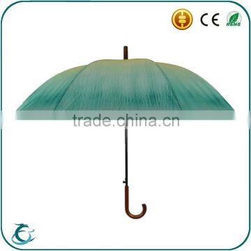 promotional custom gradual color straight gift umbrella