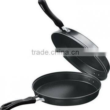 DP-24,24cm aluminum non-stick double frying pan