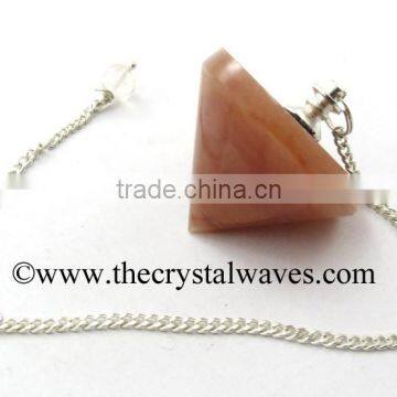 Peach Moonstone Conical Pendulum