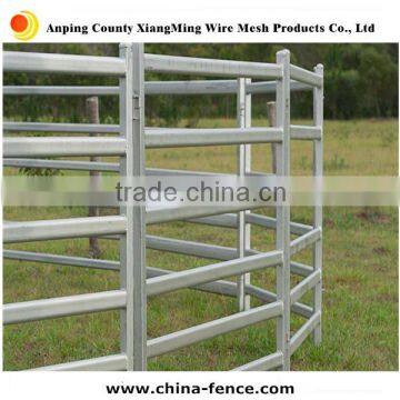 6 rails galvanized oval rail horse panels