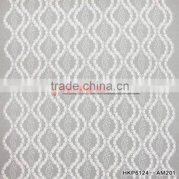 Six Leaf Grass Chemical Embroidery Lace for Women Summer Dress Clotch Breathable Mesh White Milk Slik Thread Khnitted Tablecloth photo-2