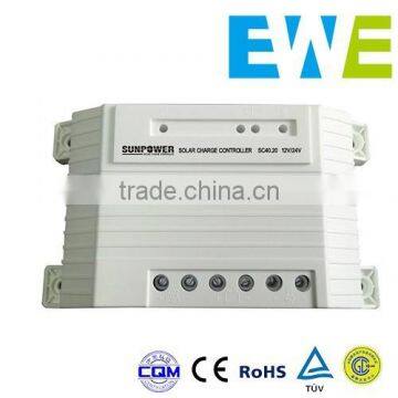 PWM Solar Charge Controller 40A factory price from Beijing China