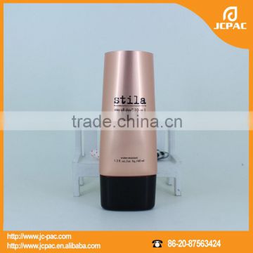 Super Oval BB Cream Cosmetic Aluminum Tube/ wholesale empty aluminium flat oval tube