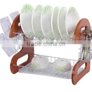 Plastic 9 Design Chrome Plated Dish Rack and Plate Shelf ,single Tray ,fine Quality ,popular Selling,competitive Price photo-4
