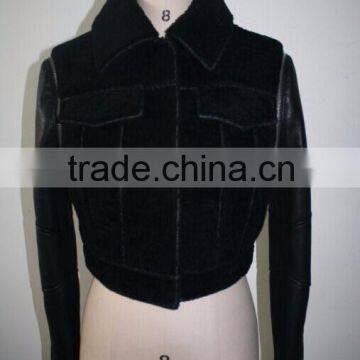 Winter Women Faux Fur Jacket Leather Coat 2016 Europa Style photo-2