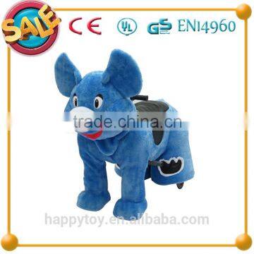 HI CE high quality funny cartoon plush animal electric horses for kids