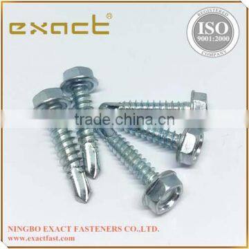 Self drilling screw with hex washer head DIN7504K Chinese manufacturer