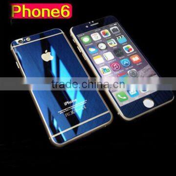 Mirro Front+Back Premium Tempered Glass Film Screen Protector for iphone 6/iphone 6 plus/iphone 4 5S