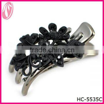 Plastic Black Hair Claw/professional Salon Hair Clips