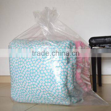 clear jumbo bedding packaging bags clothes pouches