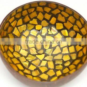 Best selling eco friendly handmade vietnam lacquered coconut shell bowl