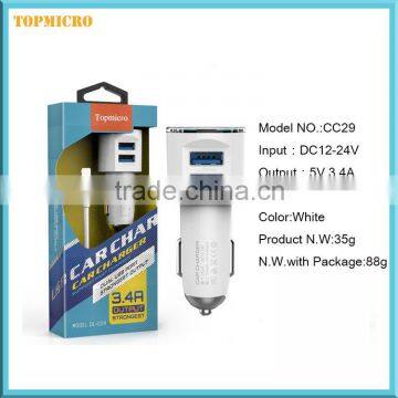 2016 Hot Selling Portable Dual USB Battery Charger For iphone Cell Phone