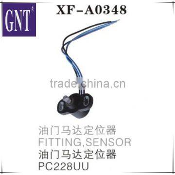 PC228UU excavator parts throttle motor Locator