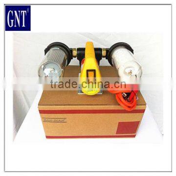 24V 12V fuel transfer pumps with double filter for Excavator parts