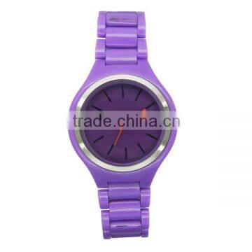 2016 new fashion water resistant china factory price plastic strap quartz watch
