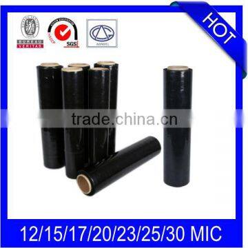 23mic x 500mm x 300m LLDPE Shrink Wrap Black Film