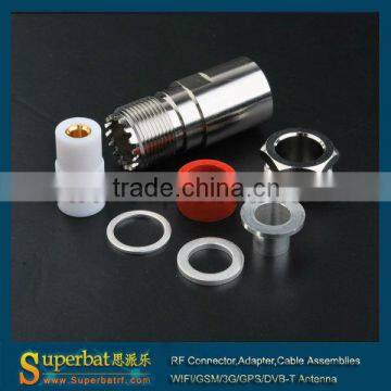 UHF Clamp Jack connector for LMR400 New Listing