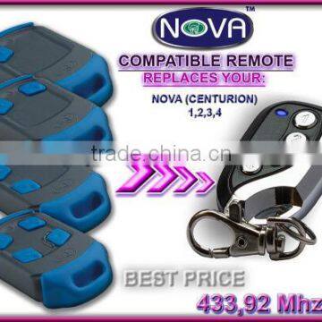 NOVA remote ,NOVA garage door remote 433,92MHZ