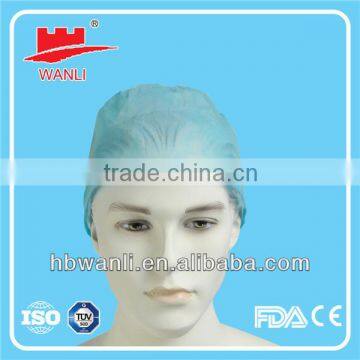 CE Disposable Hand Made Nonwoven Doctor Cap with tie