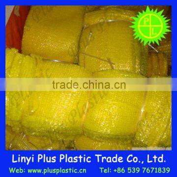 durable plastic circular apple bag/circular mesh bag packing apple
