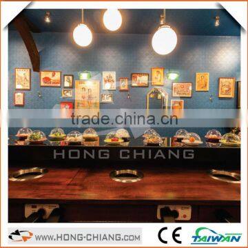 Magnetic Induction Sushi Conveyor System - Stainless Steel Style photo-3