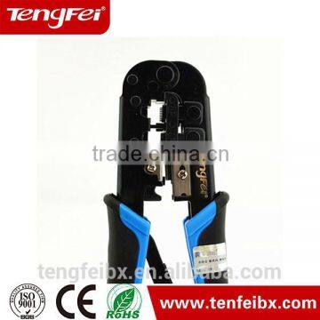 crimping tool for RJ45/RJ9/RJ11 connector, triple usage