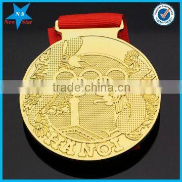 Metal casting olympic gold medal for sourvenir