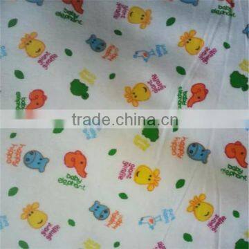2015 NEW PATTERN OF 100% COTTON FABRIC PRINTED FLANNELETTE FLEECE FABRIC FOR BABY
