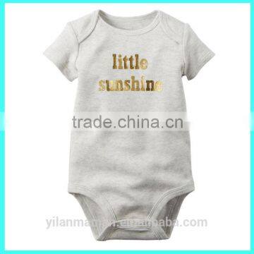 2016 grey baby bodysuits baby wear summer short sleeve baby red bodysuit bodysuit