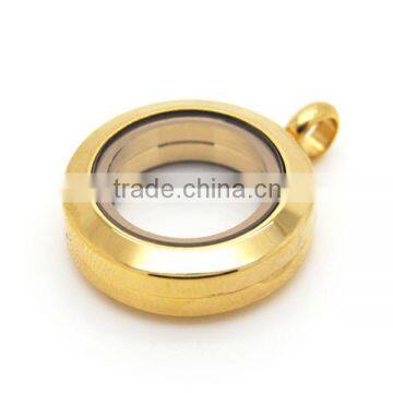 Dongguan Factory High quality gold locket design stainless steel floating charm locket jewelry gift LP9116