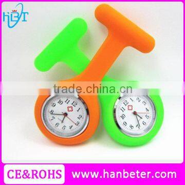 Silicon women latest design round dial colorful nurse watches