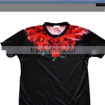 Mens Allover printed short sleeve T--Shirt