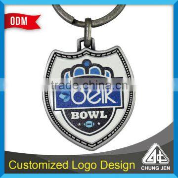 Popular Custom Logo American Football Printing Keychain photo-5