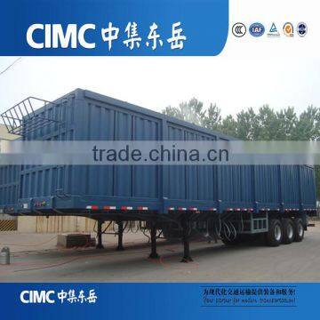 13meters 3 Axles Tarpaulins Container Box Curtain Side Van Semi Trailer for Sale photo-4