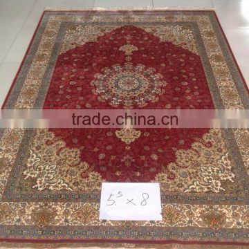 cheap price hot sale handmade silk rug iranian silk persian carpet tabriz persian carpet