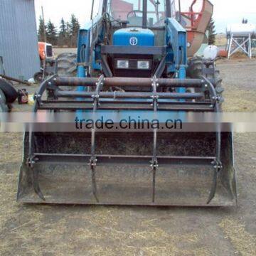 Grating cover bucket Grapple bucket for tractor front loader