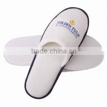 Cheap anti-slip cotton motel slippers