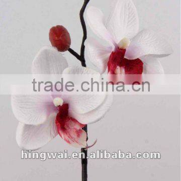 25cm Artificial Flower Phaleanopsis Spray with 2 Flowers 2 Buds