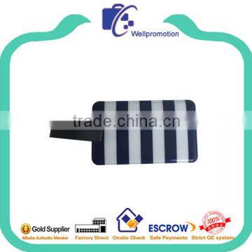 Wholesale Promotional Custom Shape Luggage Tag With Stripes photo-6