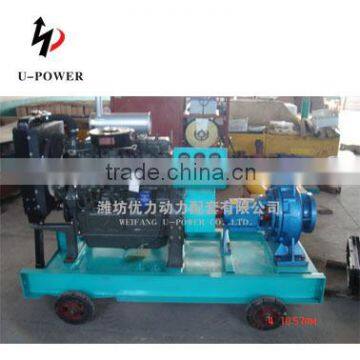 Big outflow diesel engine irrigation pump for sale