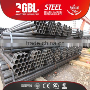 ERW welded steel tube mild steel pipes black steel pipe