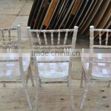 Limewash Color Wooden Chiavari Chair for Sale