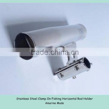 Stainless Steel Clamp On Fishing Horizontal Rod Holder photo-3