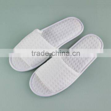 Jacquard weave Velour Hotel Slippers with anti skidding Rubber soles