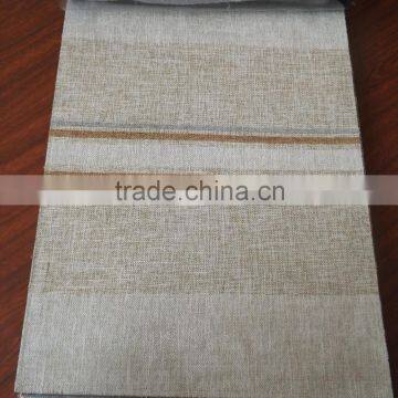 Custom made yarn dyed stripe chenille window curtain fabric in Germany curtain wholesaler