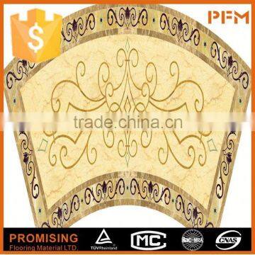 Colorful Rose Design Marble Medallion for Floor and Walling